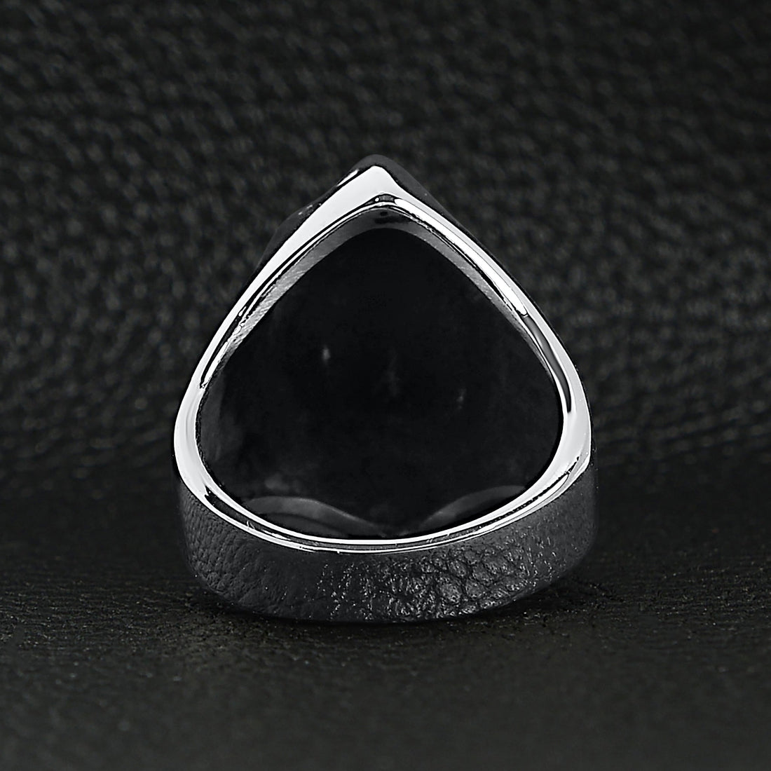 Stainless Steel Grim Reaper Skull Ring