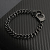Stainless Steel Or Black Handcuff Bracelet