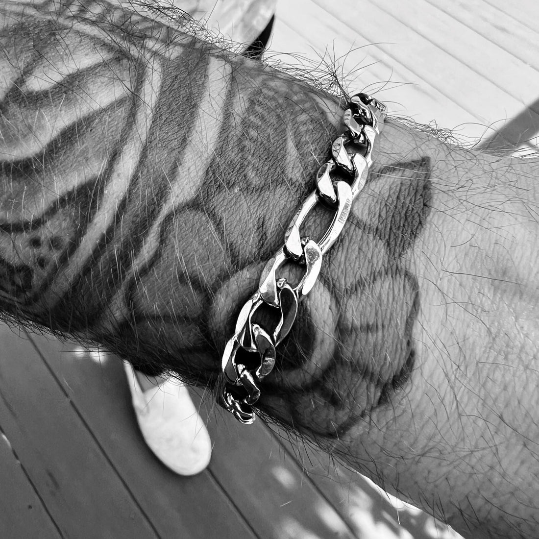 Gold Figaro Chain Bracelet